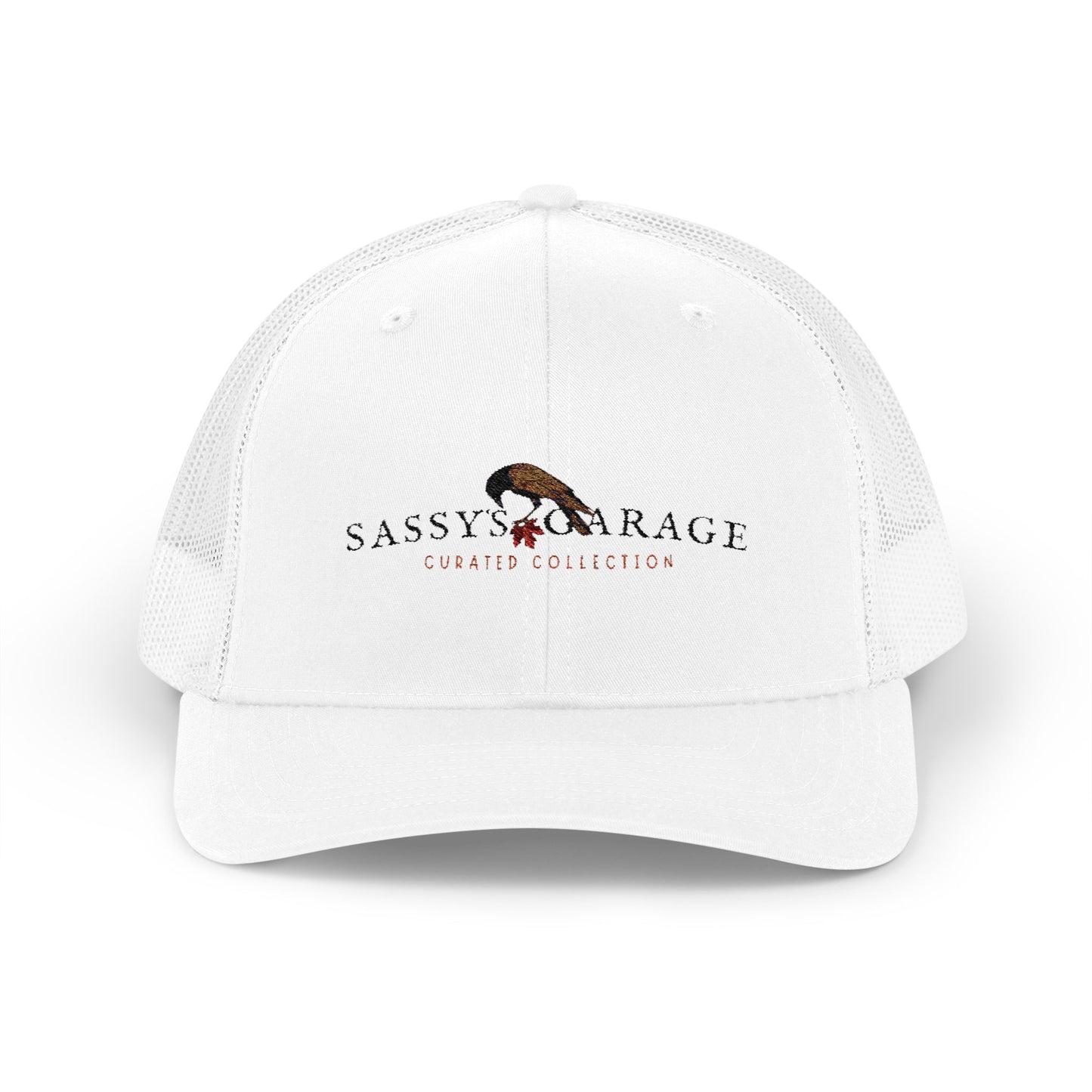 Sassy's Garage Snapback Trucker Cap | Casual Style Hat for Everyday Wear, Outdoor Adventures, Fun Fashion Statement