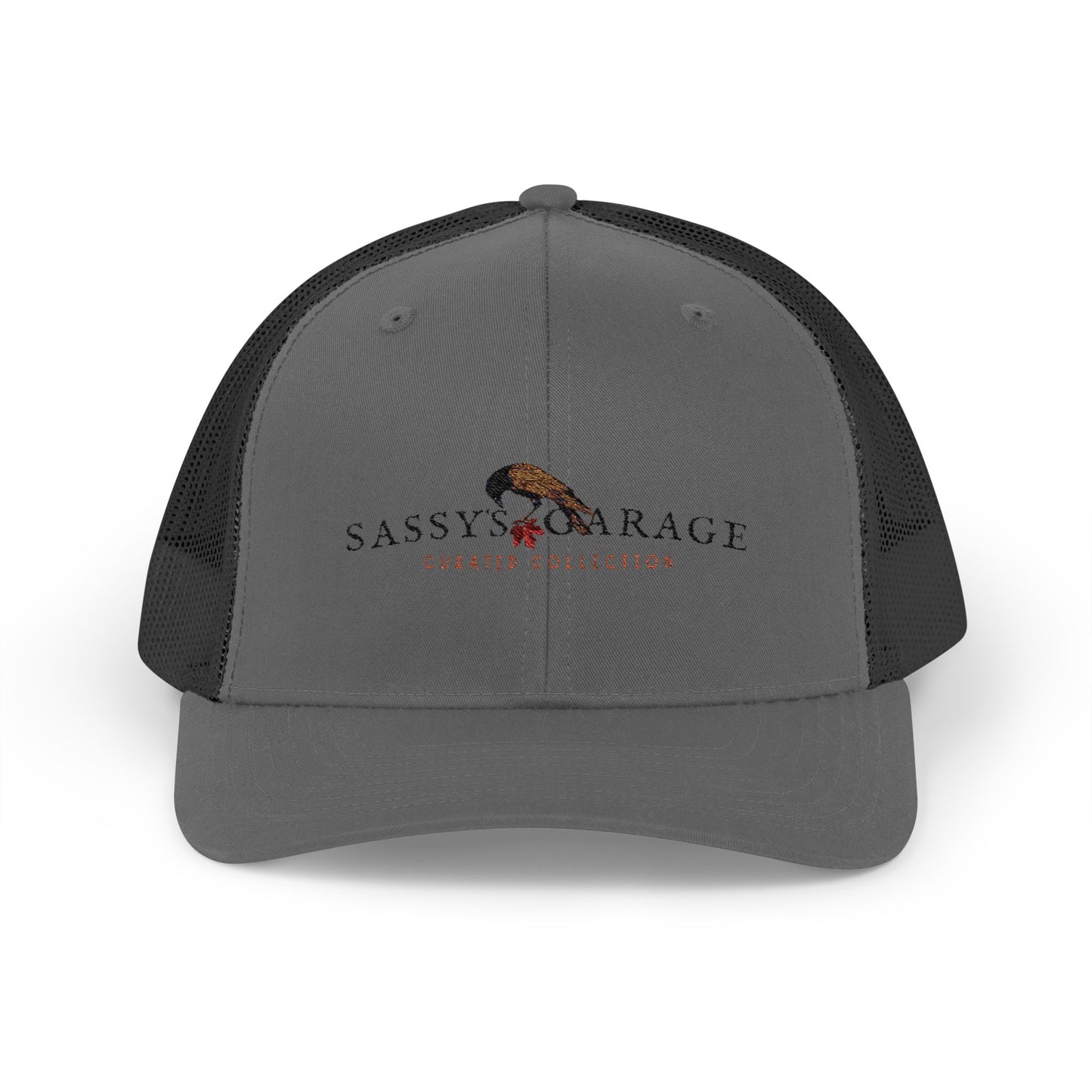Sassy's Garage Snapback Trucker Cap | Casual Style Hat for Everyday Wear, Outdoor Adventures, Fun Fashion Statement