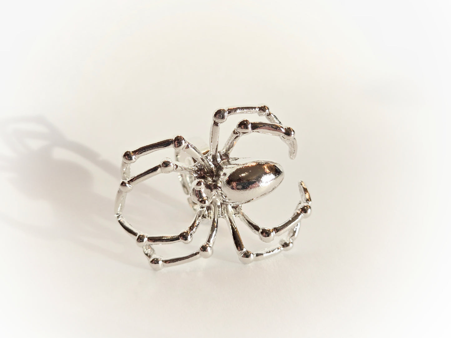 Silver Spider Ring | Size 7 (Adjustable)