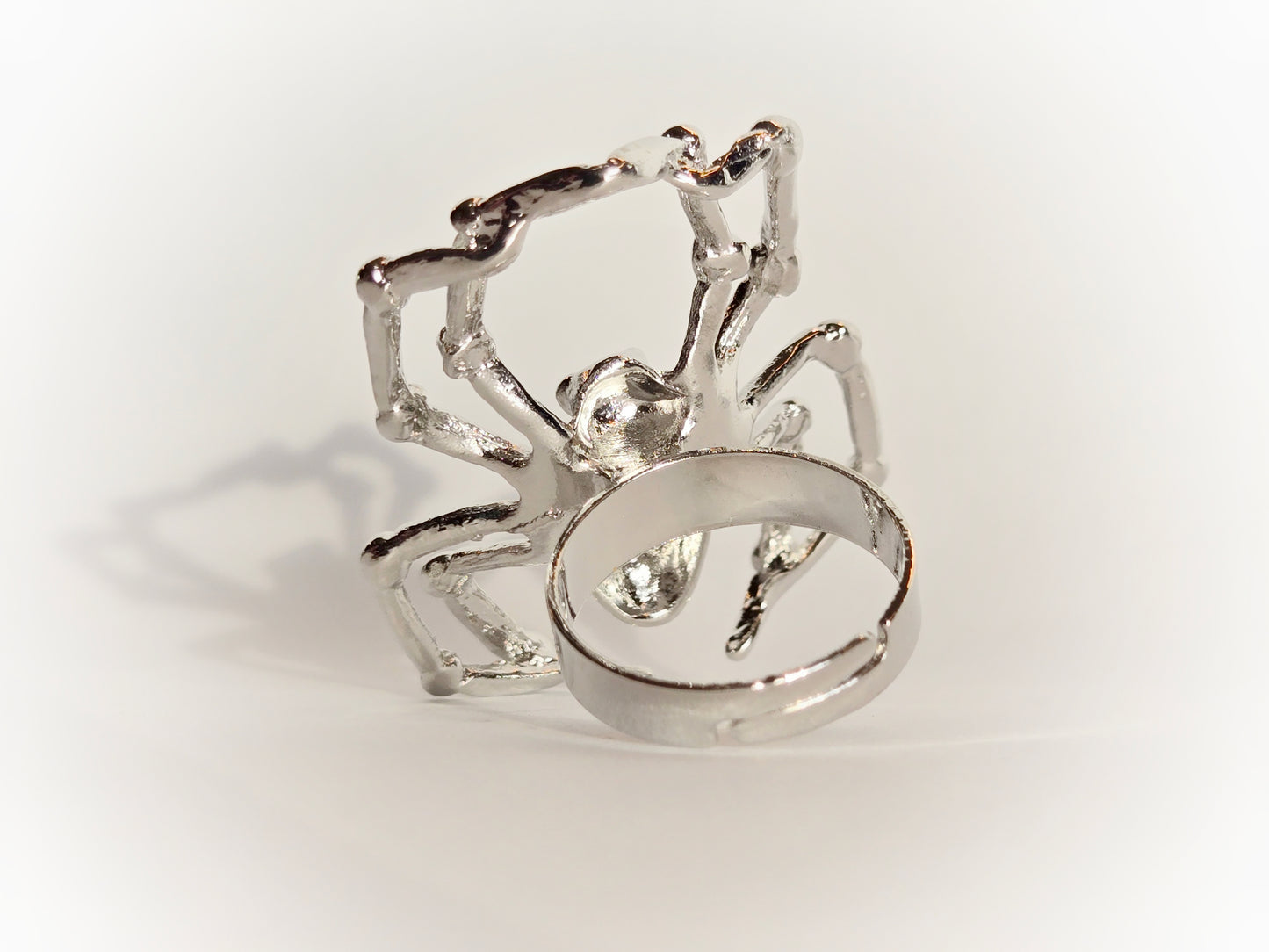 Silver Spider Ring | Size 7 (Adjustable)