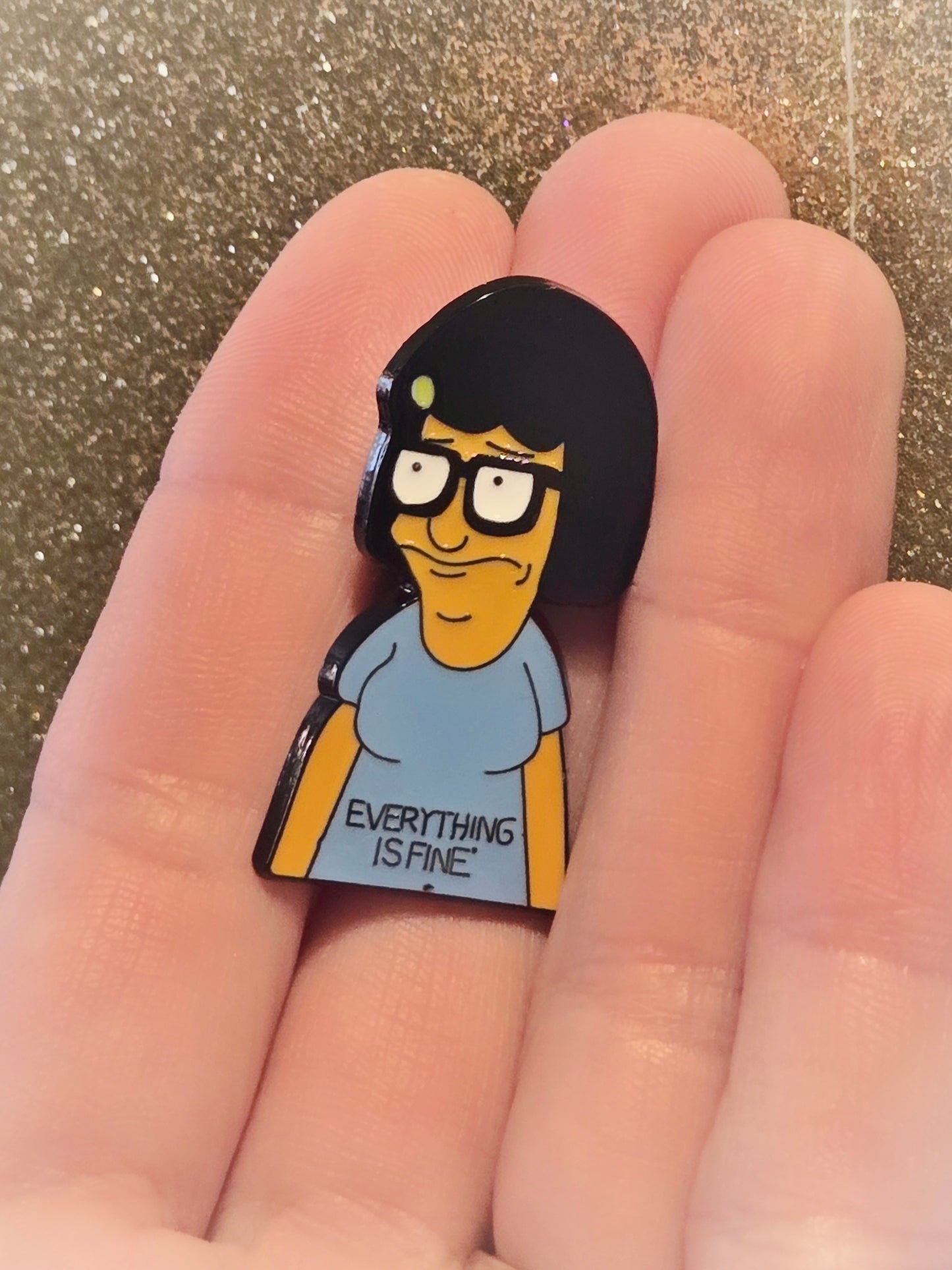 Bob's Burgers | Tina Belcher "Everything is Fine" | Collectible Pin