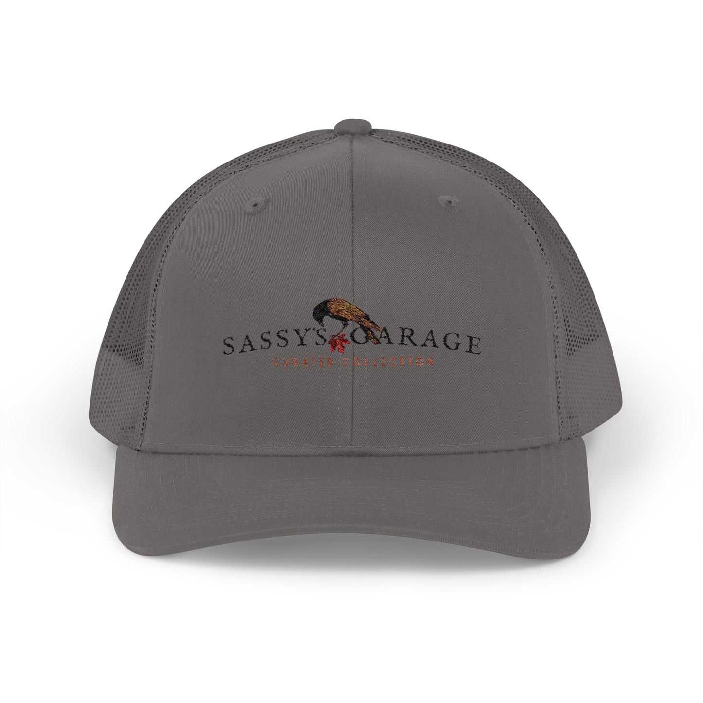 Sassy's Garage Snapback Trucker Cap | Casual Style Hat for Everyday Wear, Outdoor Adventures, Fun Fashion Statement