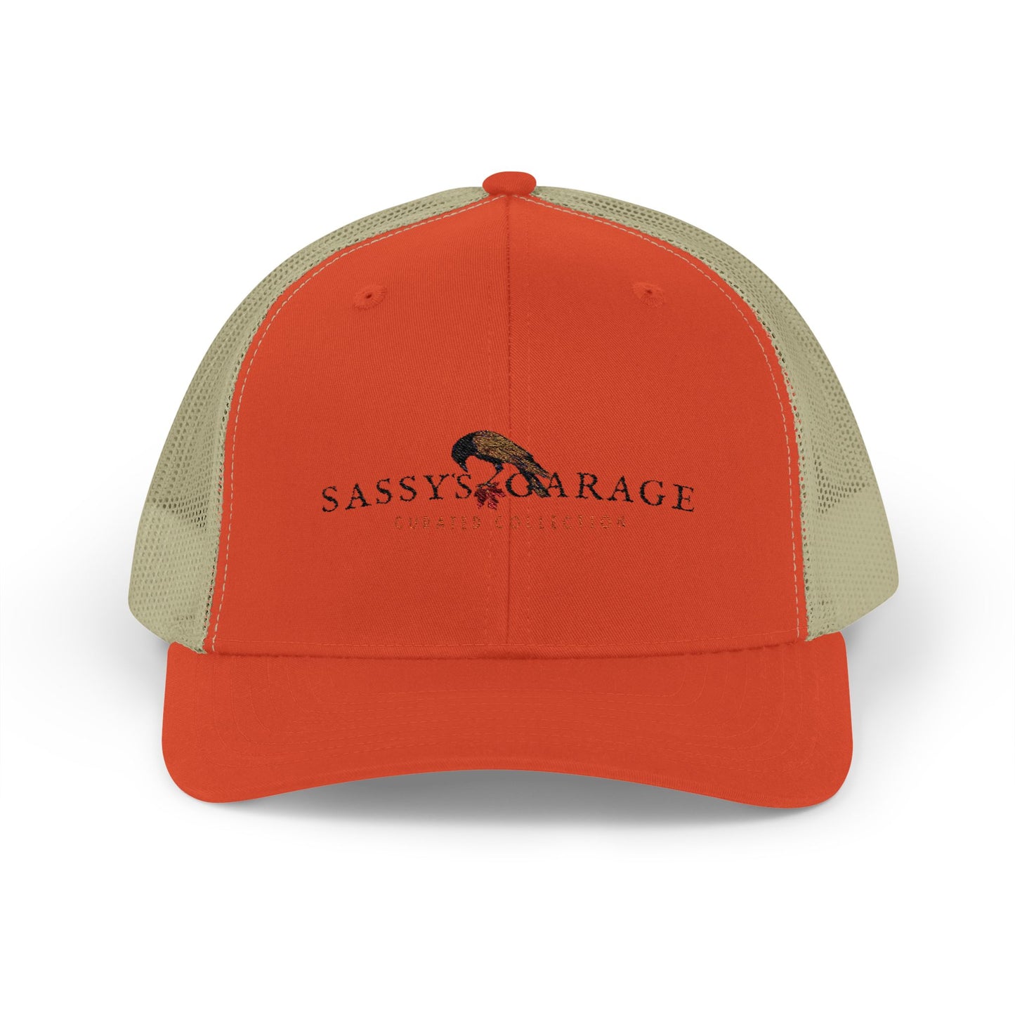 Sassy's Garage Snapback Trucker Cap | Casual Style Hat for Everyday Wear, Outdoor Adventures, Fun Fashion Statement