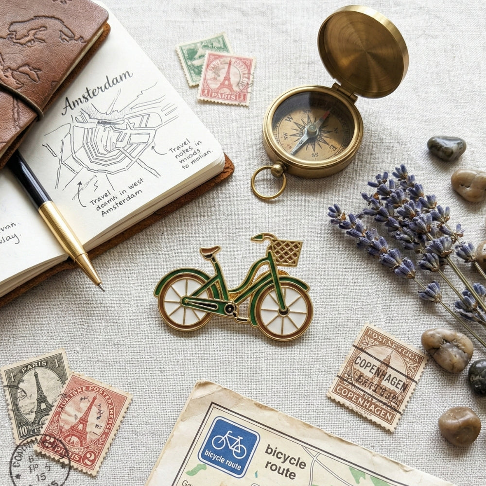 A Summer Bicycle Ride | Collectible Pin