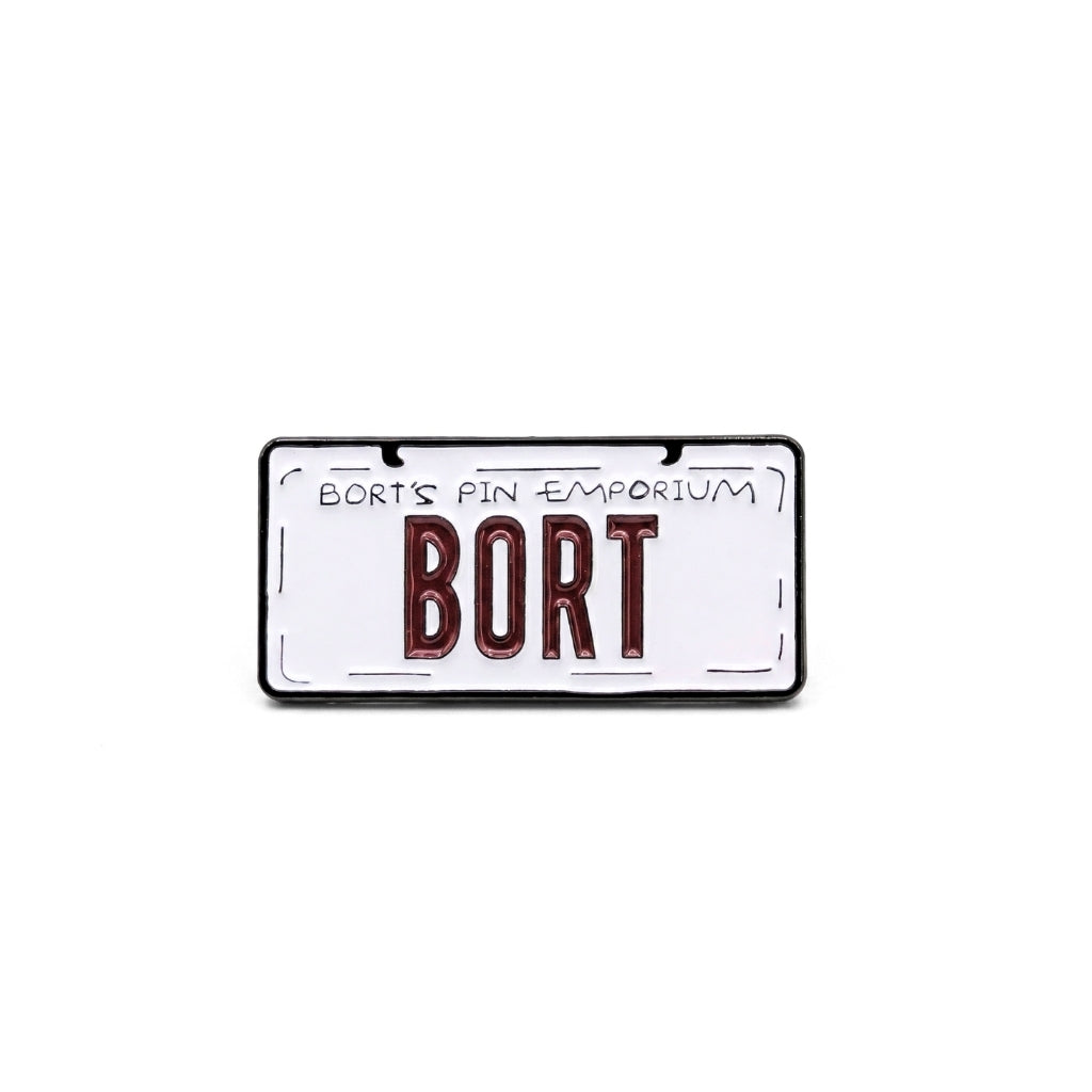 Plaque d'immatriculation BORT | Épingle de collection