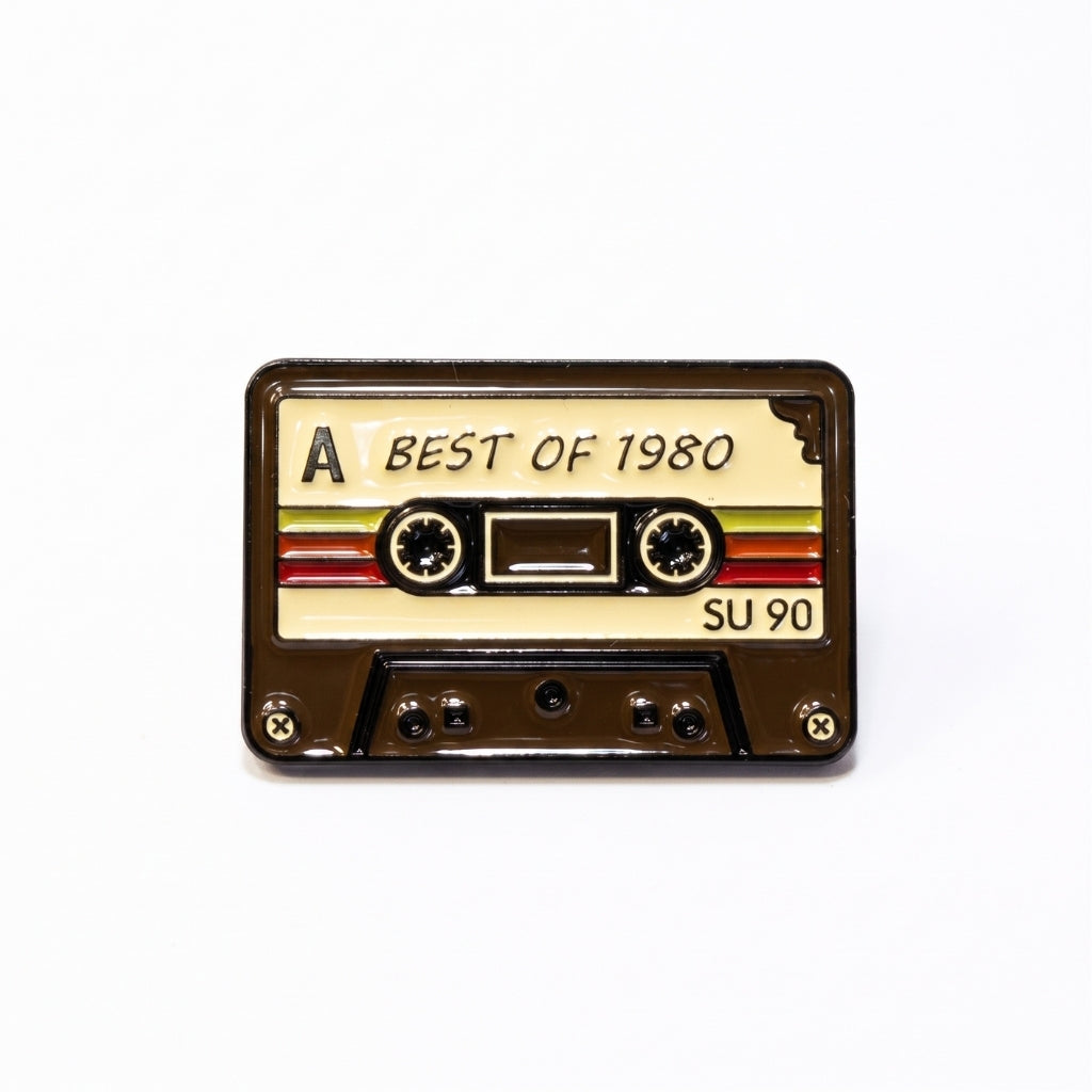 Best of 1980 Vintage Cassette Tape | Collectible Pin
