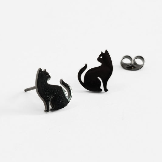 Black Cat Studs