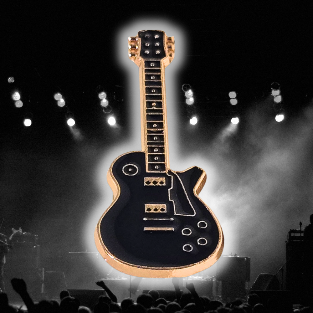 Electric Guitar (Black) | Collectible Pin