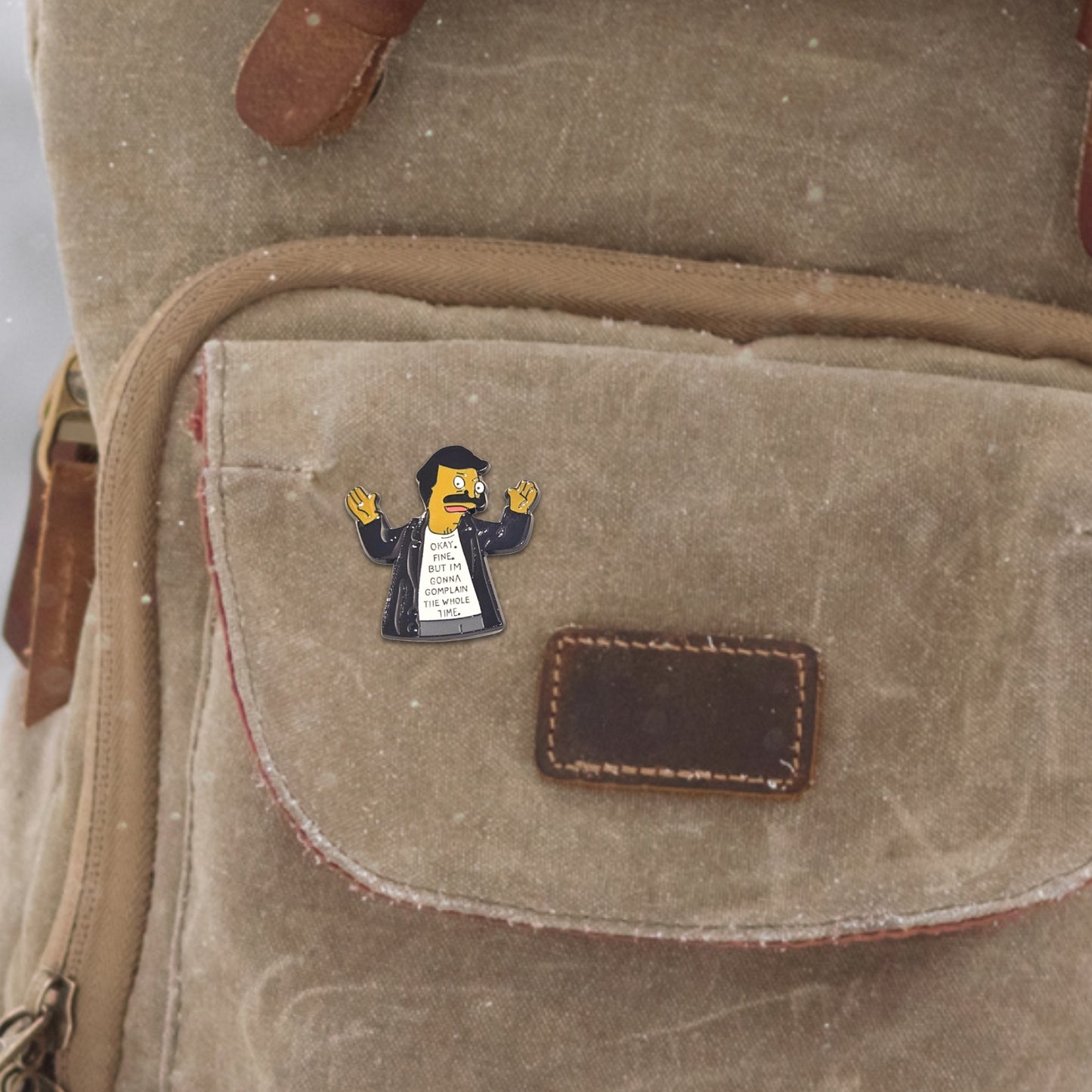 Bob's Burgers | "OK Fine But I'm Gonna Complain the Whole Time" | Collectible Pin