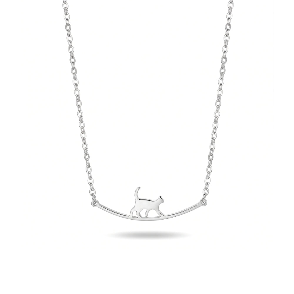 Cat Crossing | Necklace