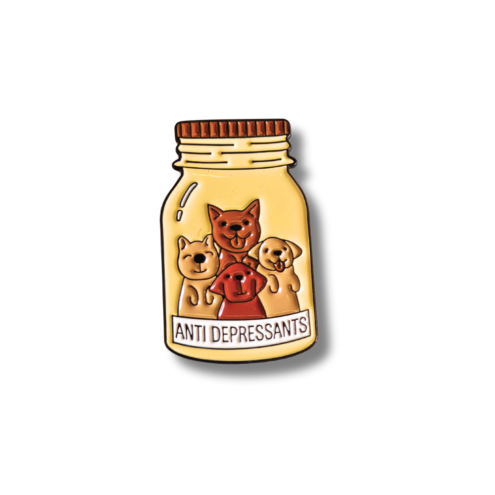 Dog Anti-Depressants | Collectible Pin