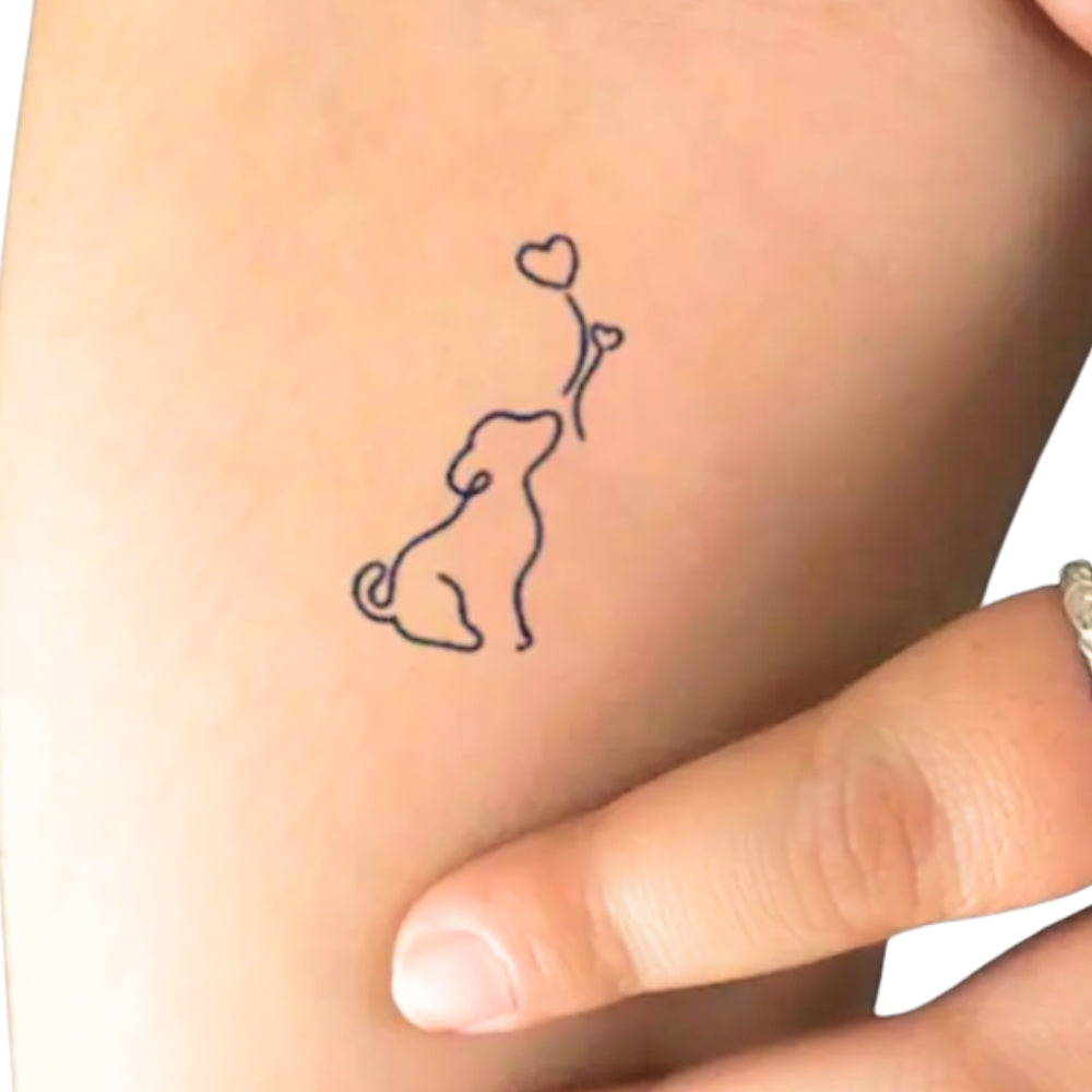 Dog Lovers Temporary Tattoo Set
