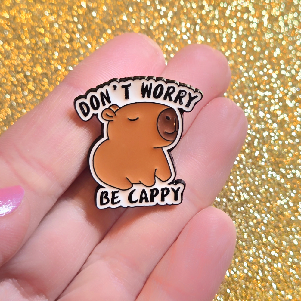 Don't Worry Be Cappy | Collectible Pin