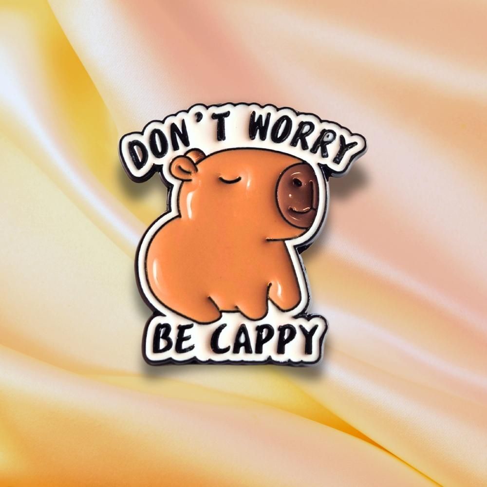 Don't Worry Be Cappy | Collectible Pin