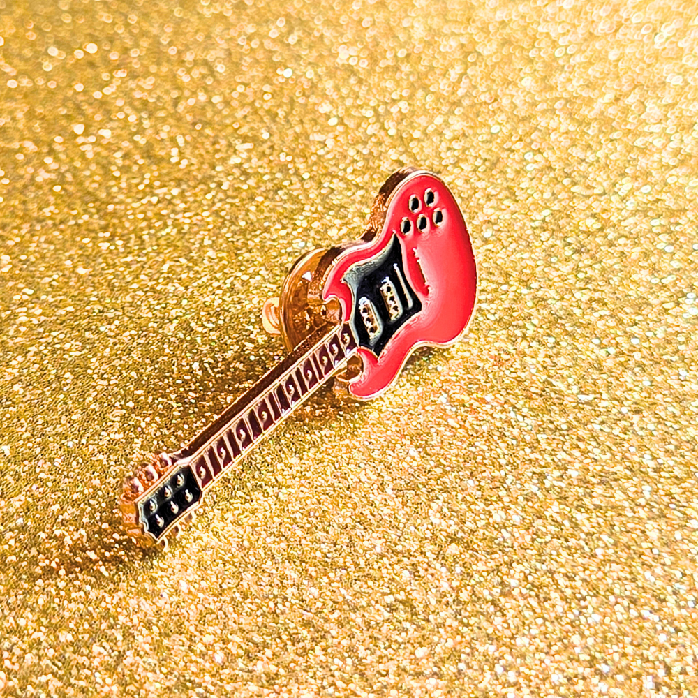 Electric Guitar (Red) | Collectible Pin