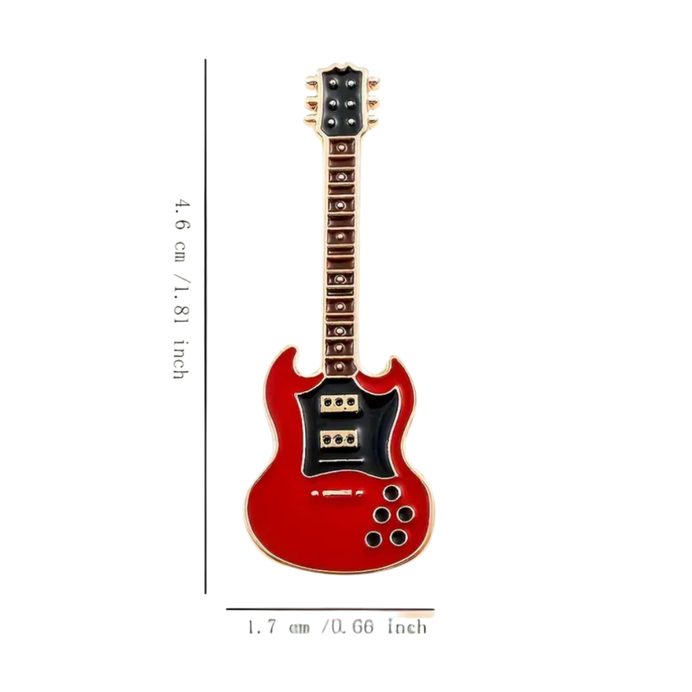 Electric Guitar (Red) | Collectible Pin