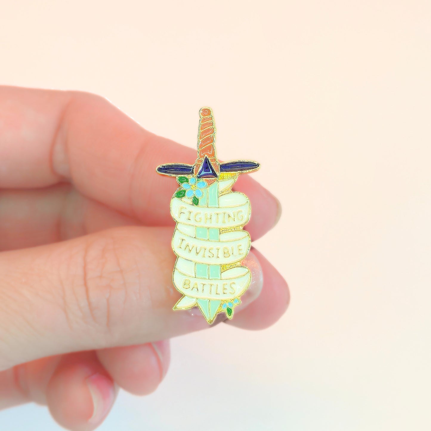Fighting Invisible Battles | Collectible Pin