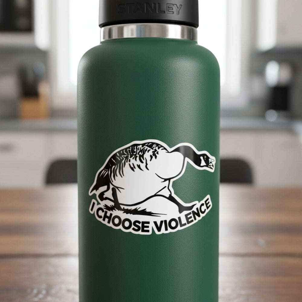 Friendly Canada Goose | Vinyl Sticker