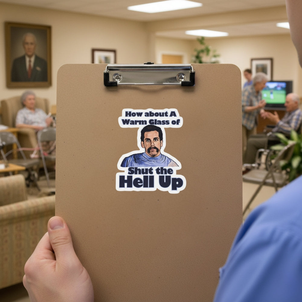 How About a Warm Glass? | Vinyl Sticker