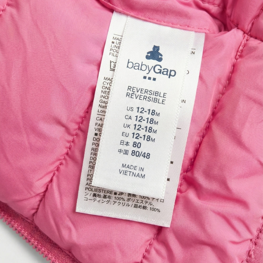 Kids 12-18m ColdControl Max Reversible Puffer Jacket | Baby GAP
