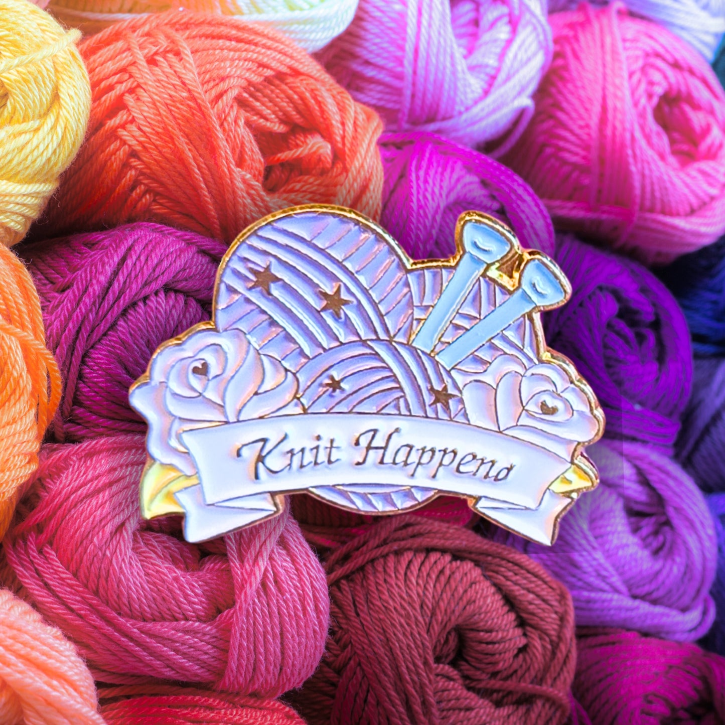 Knit Happens | Collectible Pin