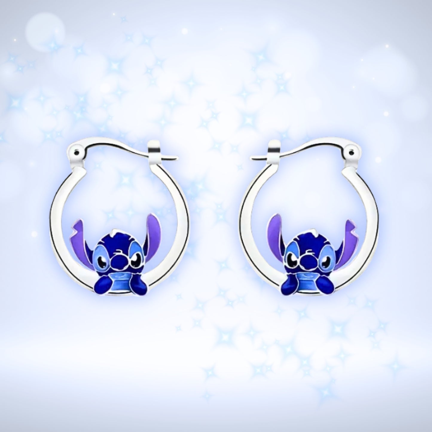 Lilo & Stitch | Silver Stitch Earrings