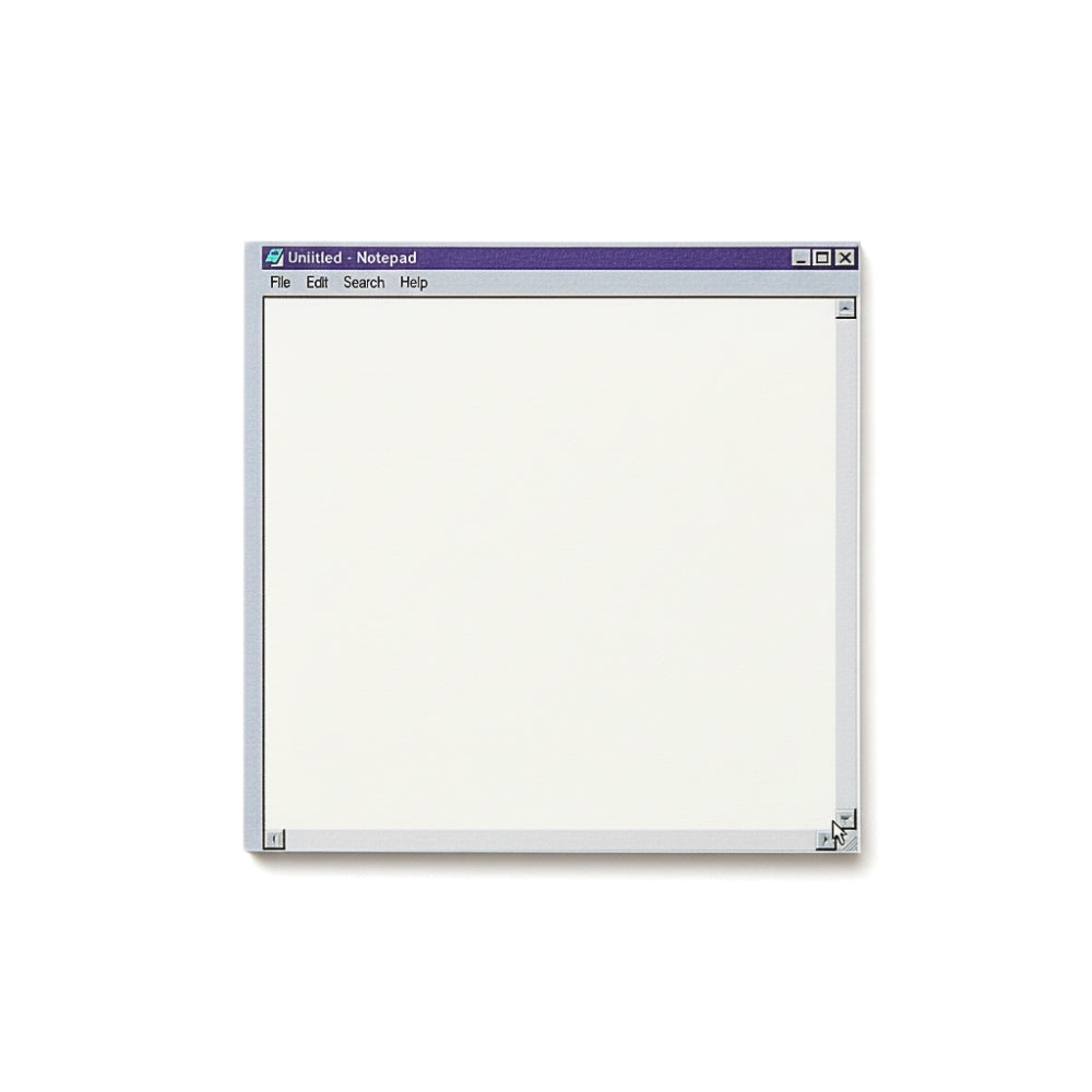 Bloc-notes fantaisie MS Notepad