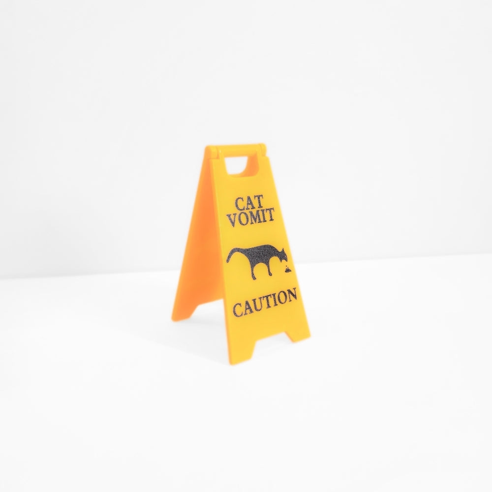 Mini Cat Wet Floor Sign