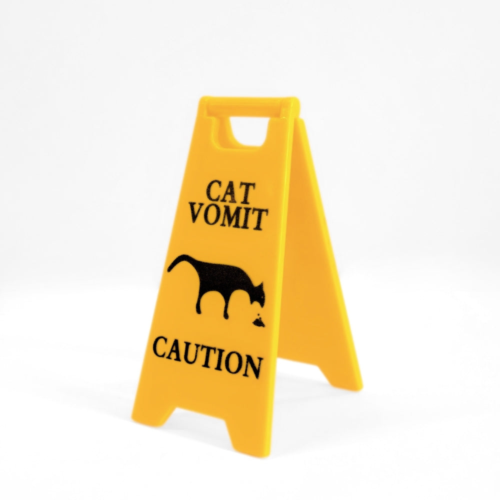 Mini Cat Wet Floor Sign