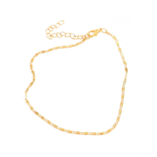 Minimalist Gold Chain Anklet