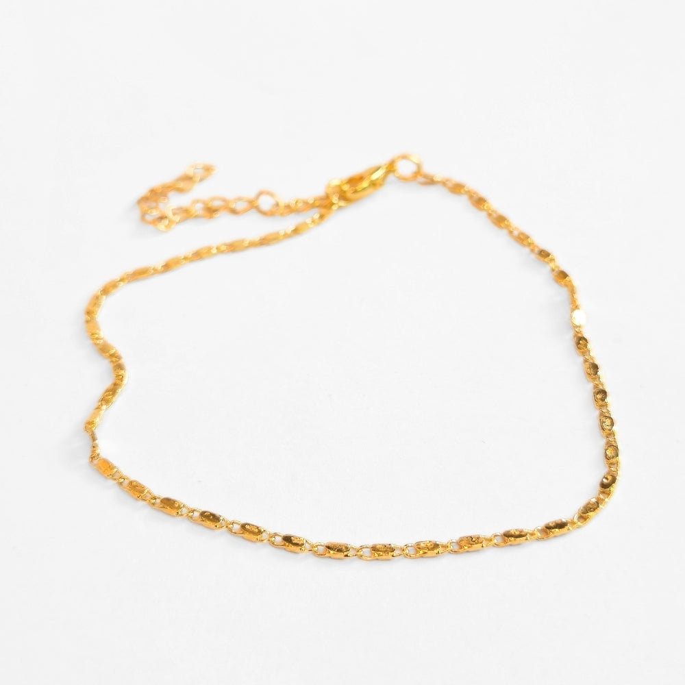 Minimalist Gold Chain Anklet