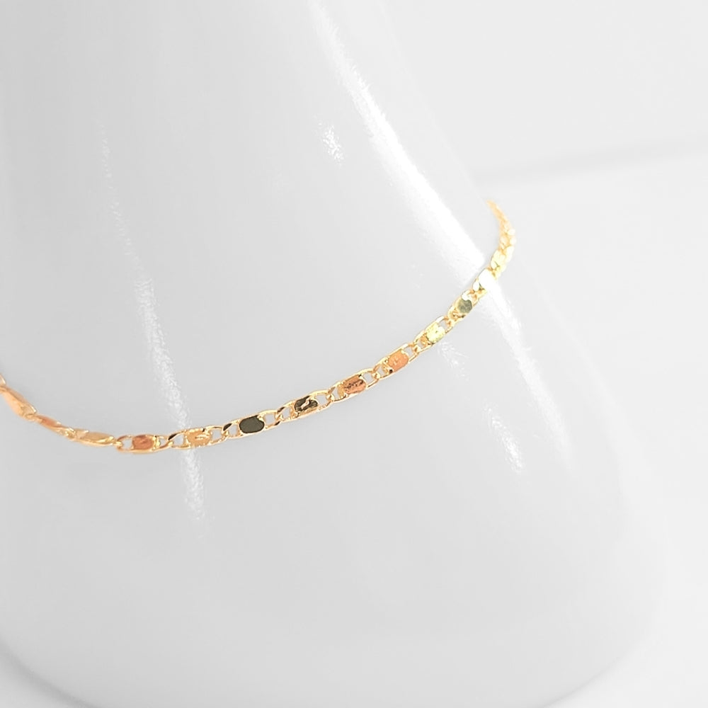 Minimalist Gold Chain Anklet