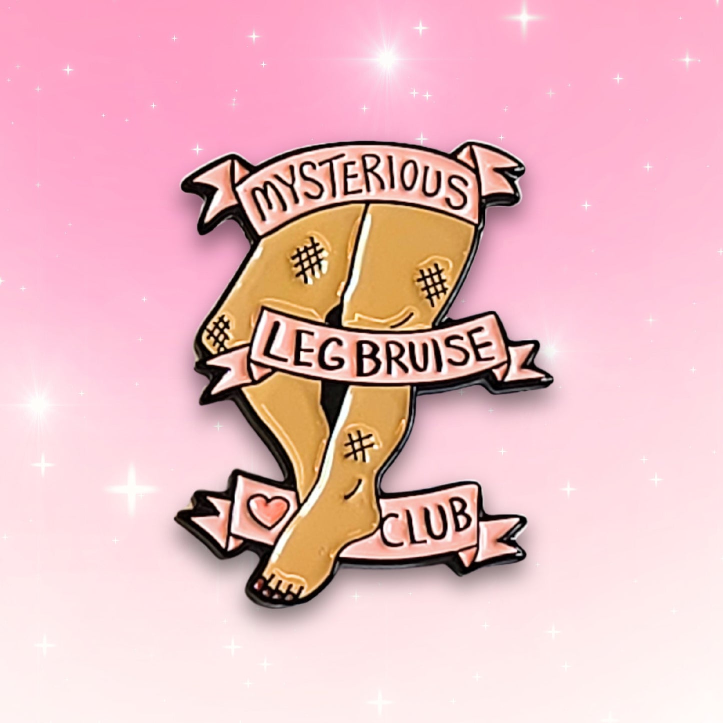Mysterious Leg Bruise Club | Collectible Pin