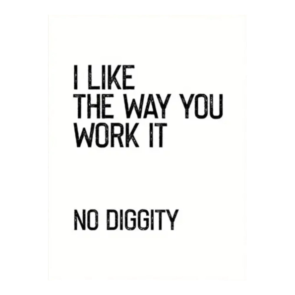 No Diggity | Canvas Art Print