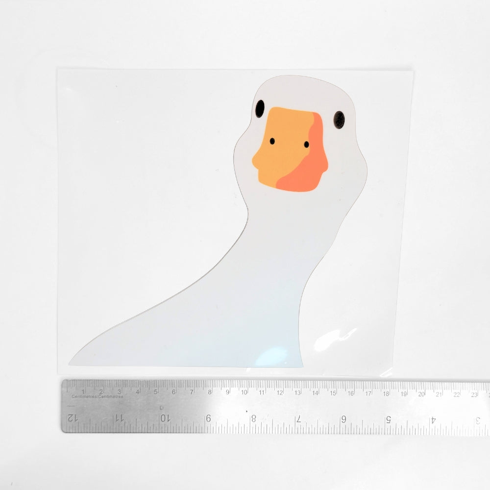 Peering Goose | Vinyl Sticker