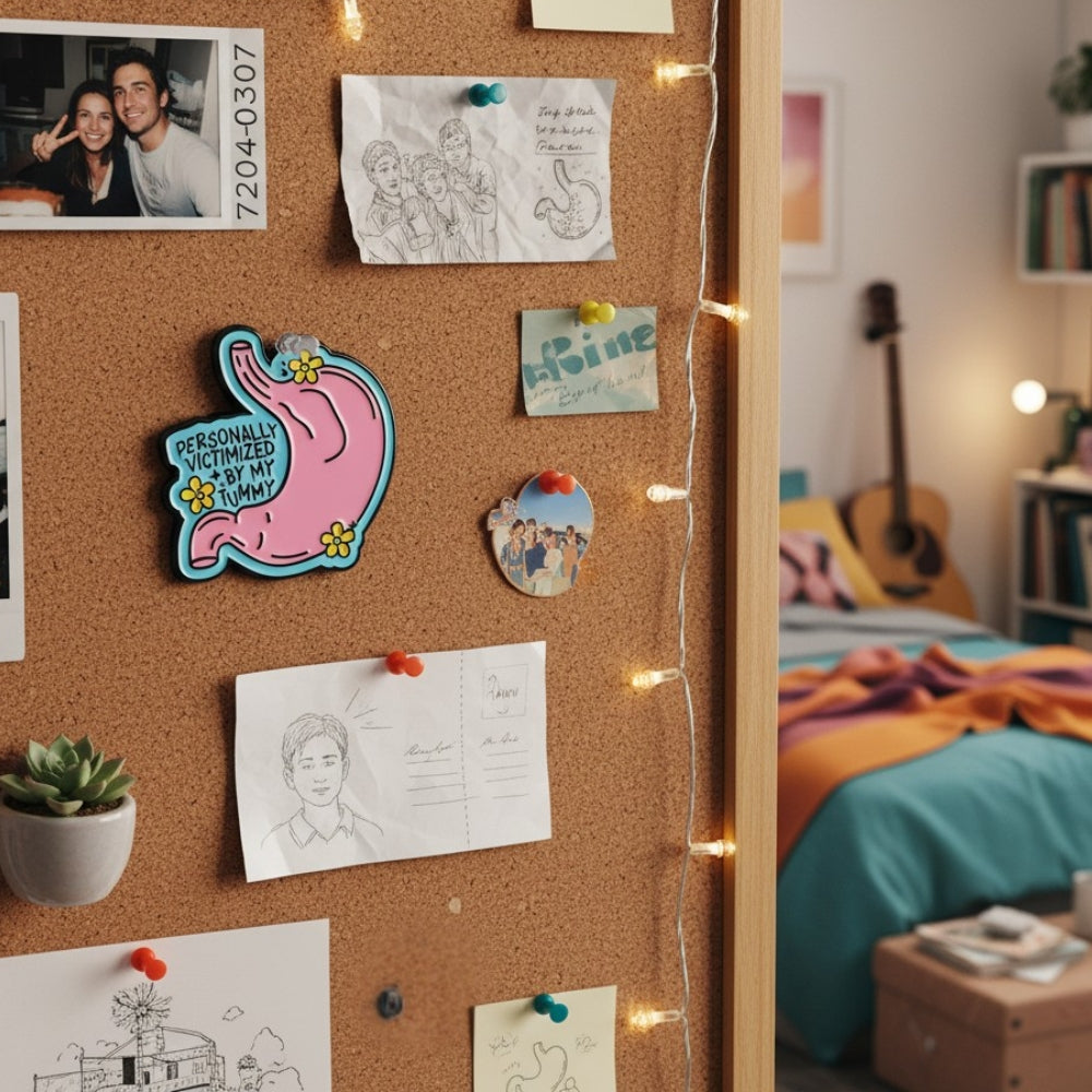 Personally Victimized By My Tummy | Collectible Pin