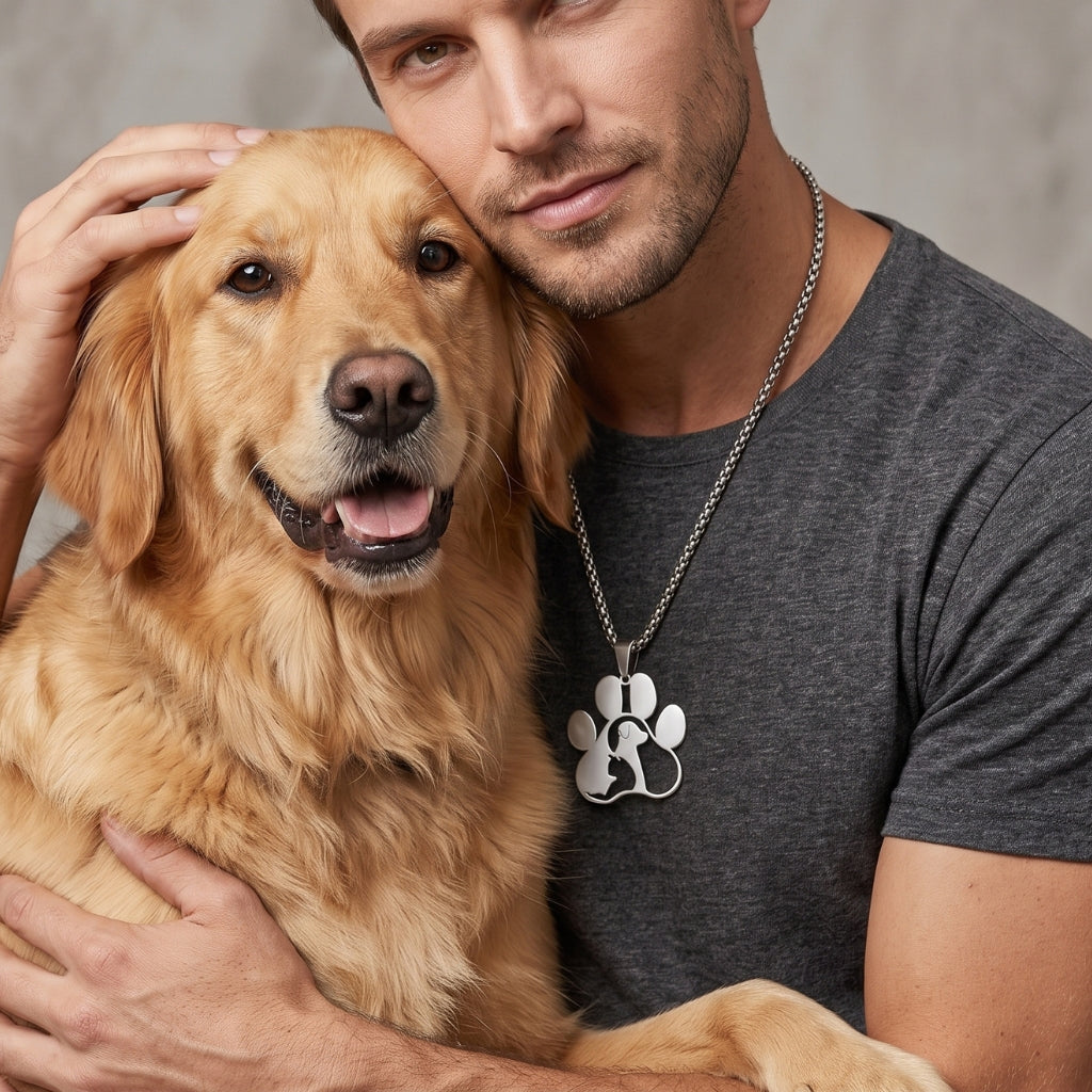 Pet Tribute Steel Pendant | Necklace