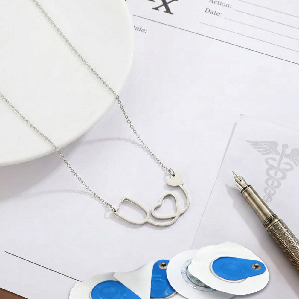 Stéthoscope Silhouette | Collier