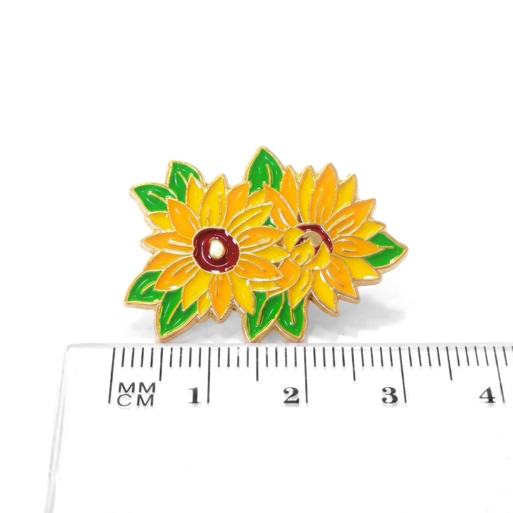 Sunflower Pair | Collectible Pin