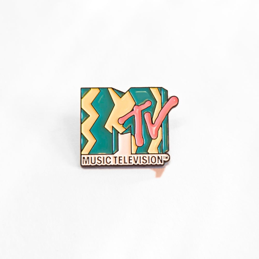 Vintage 80s MTV Logo | Collectible Pin