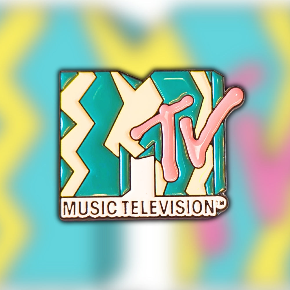 Vintage 80s MTV Logo | Collectible Pin