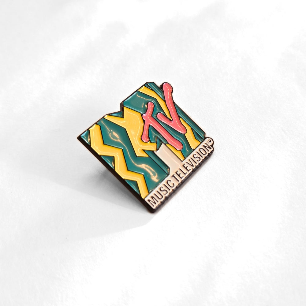 Vintage 80s MTV Logo | Collectible Pin