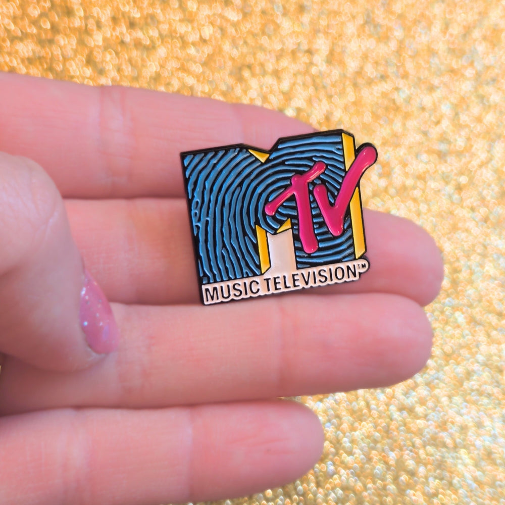 Vintage 90s MTV Logo | Collectible Pin