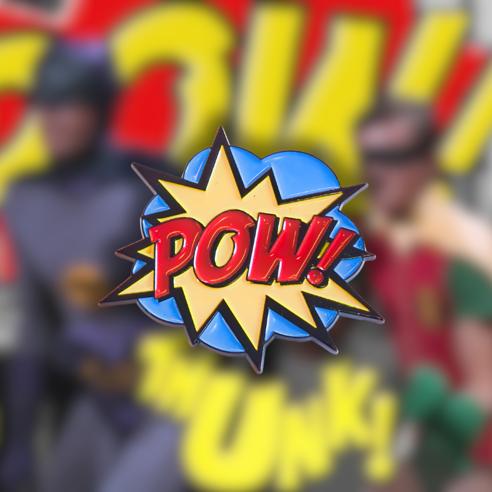Vintage Comic Book POW! | Collectible Pin