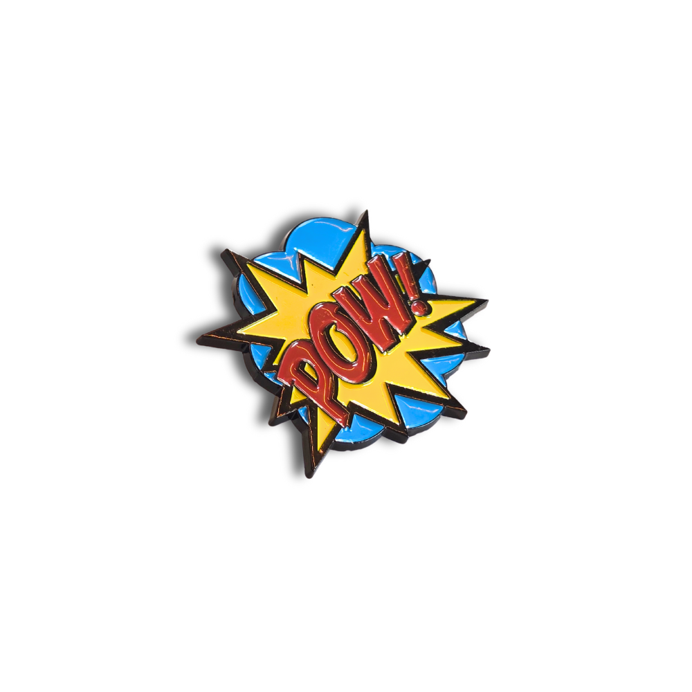 Vintage Comic Book POW! | Collectible Pin