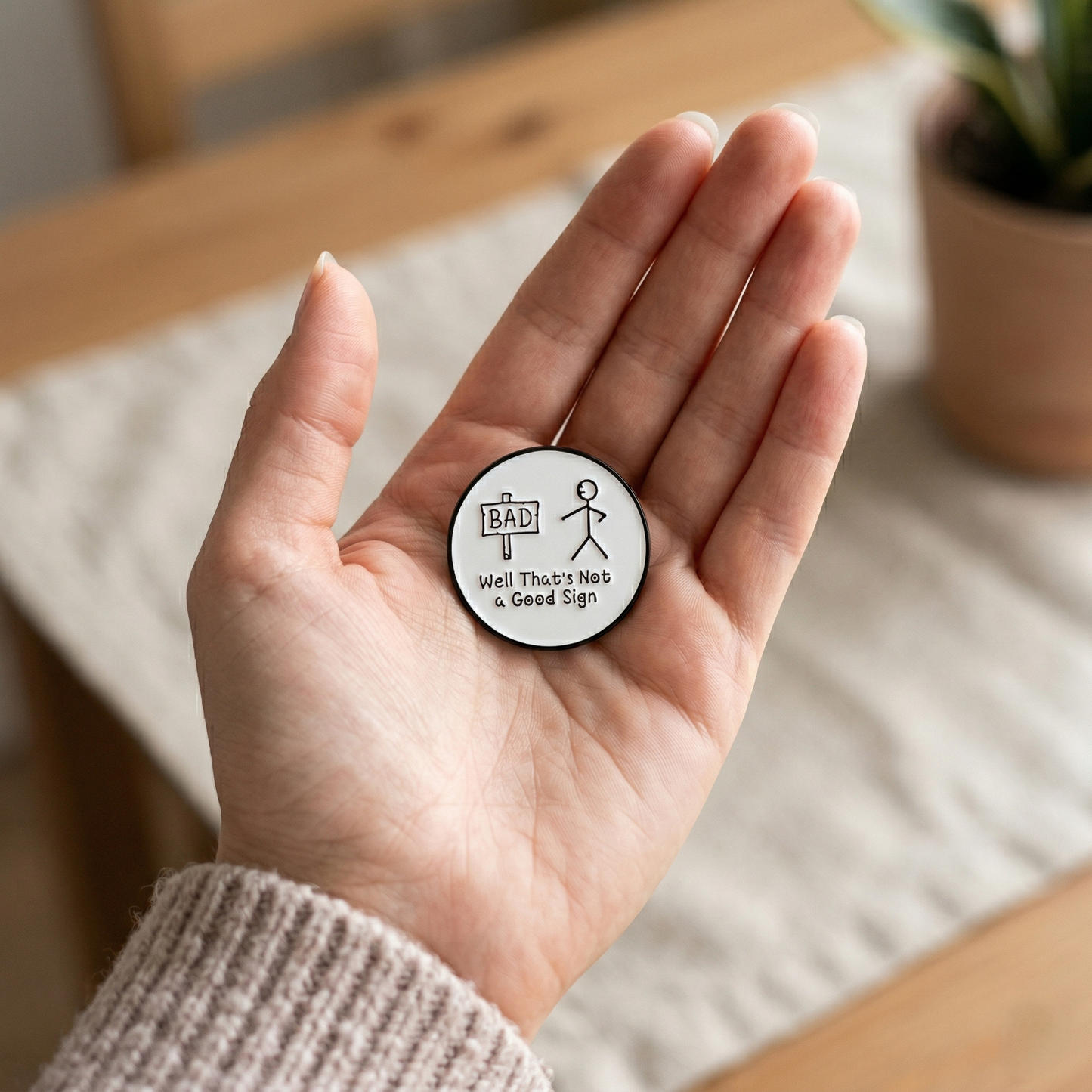 Ce n'est pas bon signe | Pin's de collection