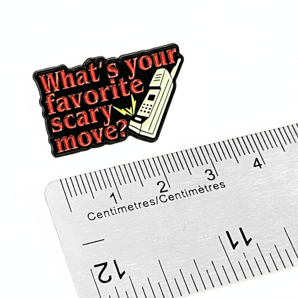 What's Your Favourite Scary Movie? | Collectible Pin
