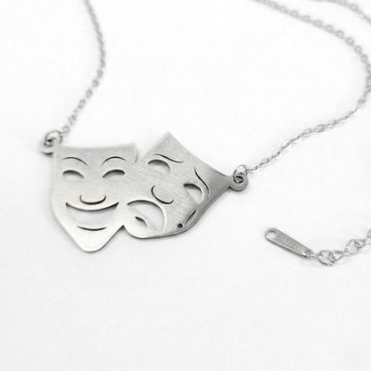 Comedy and Tragedy Pendant