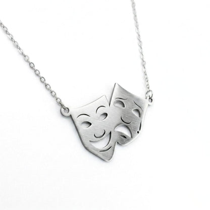 Comedy and Tragedy Pendant