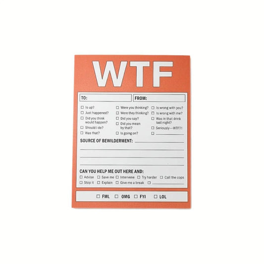WTF Novelty Notepad